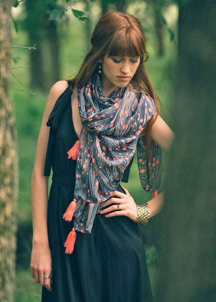 Anika Dali Women's Alexa Firefly Scarf - www.AnikaDali.com