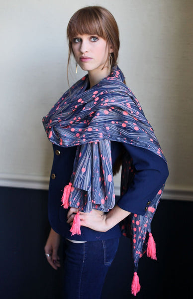 Anika Dali Women's Alexa Firefly Scarf - www.AnikaDali.com