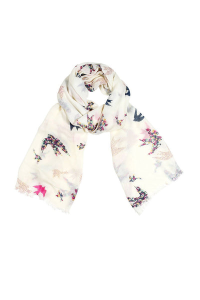 Anika Dali Women's Origami Flying Birds Fashion Scarf -www.AnikaDali.com #ANIKADALI