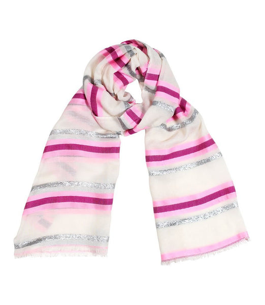 Anika Dali All That Jazz Shimmer Stripe Women's Scarf - www.AnikaDali.com
