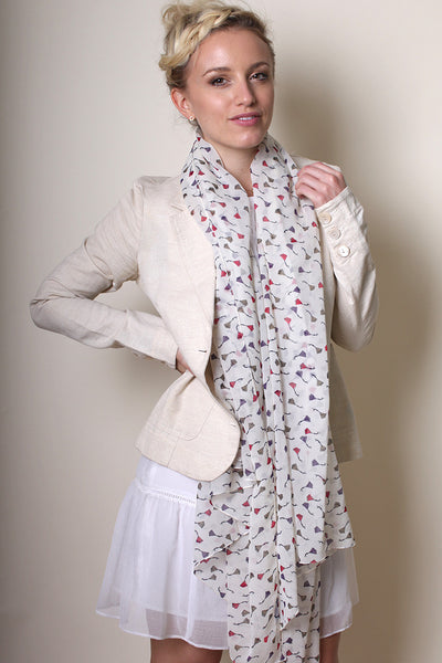 Anika Dali Women's Flying Kite Chiffon Silky Soft Fashion Scarf - www.AnikaDali.com