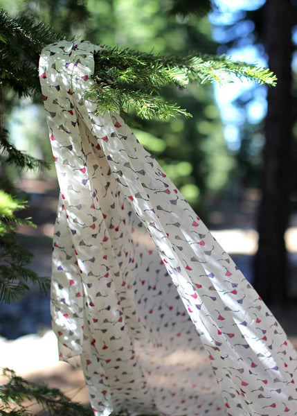 Anika Dali Women's Flying Kite Chiffon Silky Soft Fashion Scarf - www.AnikaDali.com