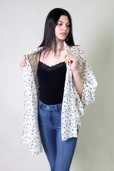 Women's Flying Kite Chiffon Silky Soft Fashion Scarf - Anika Dali