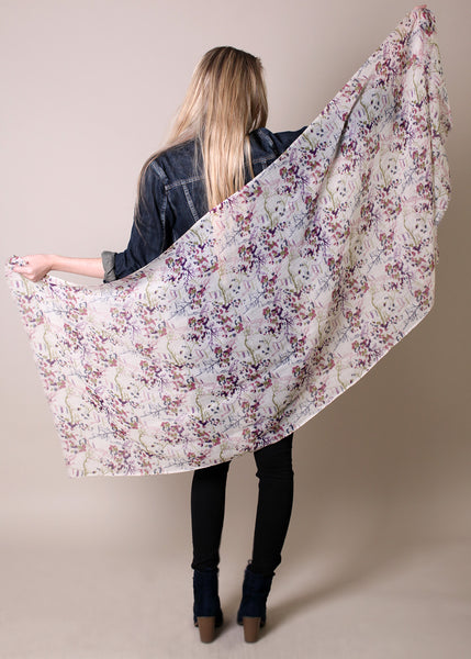 Women's Magical Woodland Soft Wool Scarf Fashion Wrap