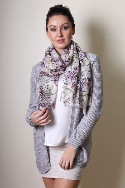 Anika Dali Women's Magical Woodland Soft Wool Scarf Fashion Wrap -  www.AnikaDali.com #ANIKADALI