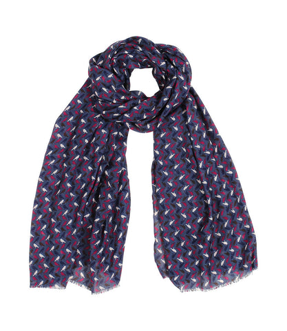 Anika Dali Women's Jazzy Birds Print Fashion Scarf Wrap