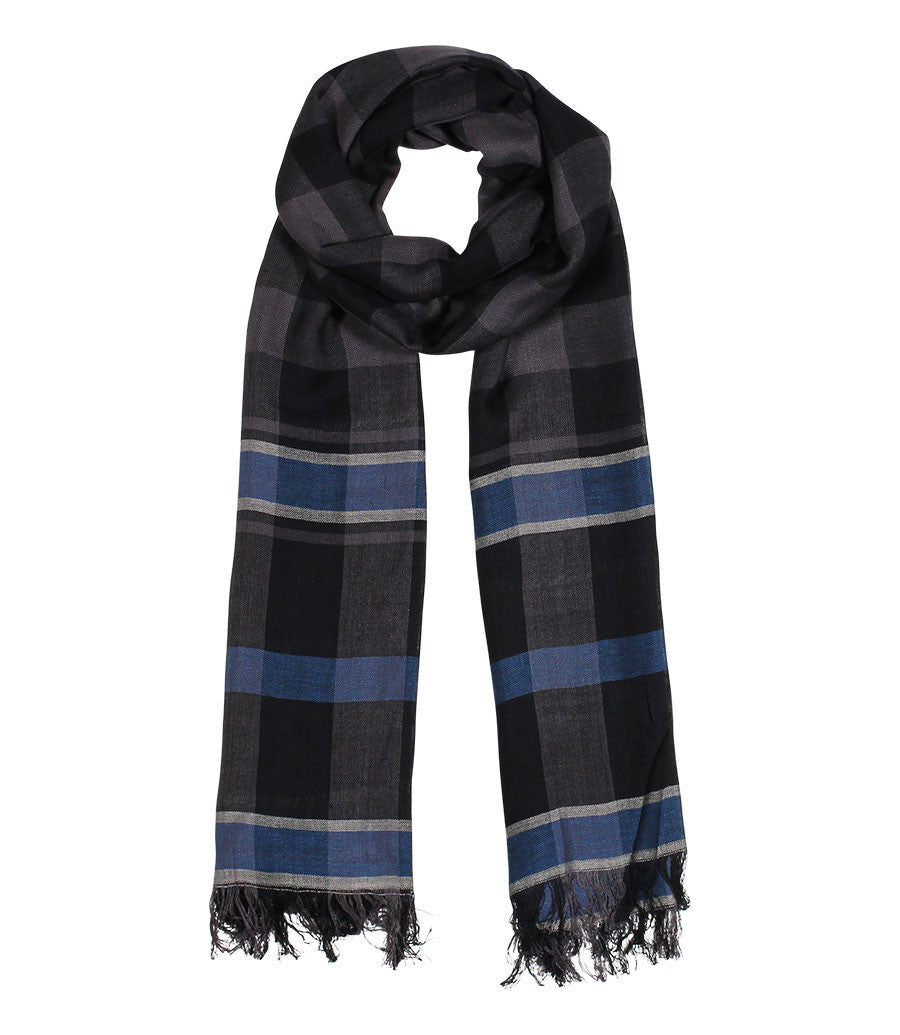 Anika Dali Men's Adam Check Weave Scarf - www.AnikaDali.com