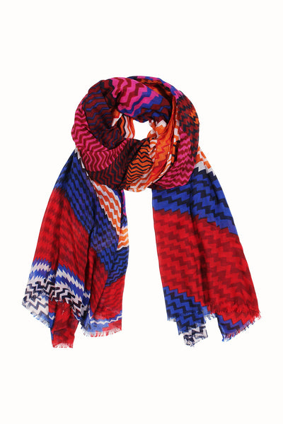 Anika Dali Women's Fiona Chevron Soft Fashion Scarves - www.AnikaDali.com