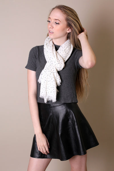 Women's Riviera Blue Bird White Scarf / Shawl. Shoulder Wraps. Unique Holiday Gift Ideas. www.AnikaDali.com 