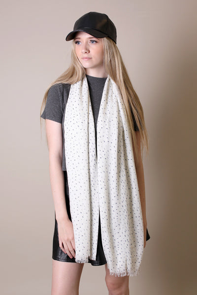 Women's Riviera Blue Bird White Scarf / Shawl. Shoulder Wraps. Unique Holiday Gift Ideas. www.AnikaDali.com 
