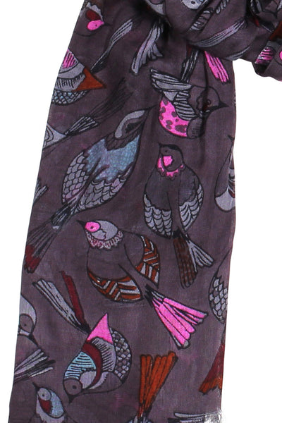 Anika Dali Women's Tweet Tweet Birds Soft Fashion Scarf -www.AnikaDali.com