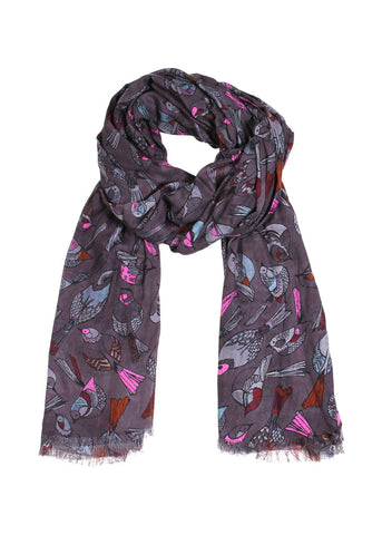 Anika Dali Women's Tweet Tweet Birds Soft Fashion Scarf -www.AnikaDali.com