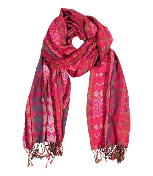 Anika Dali Women's Amelia Chevron Jacquard Fashion Scarf - www.AnikaDai.com #ANIKADALI