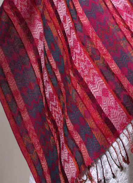 Anika Dali Women's Amelia Chevron Jacquard Fashion Scarf - www.AnikaDai.com #ANIKADALI