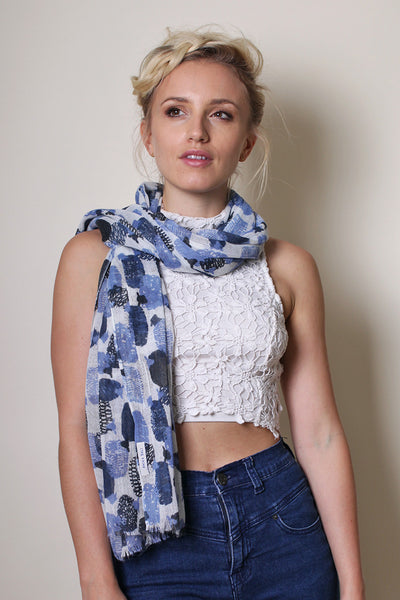 Anika Dali Women's Cute Baa Baa Sheep Soft Wool Scarf