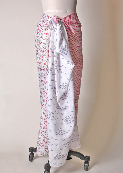 Anika Dali Women's Nora Mixed Floral Birds Polka Infinity Scarf - www.AnikaDali.com