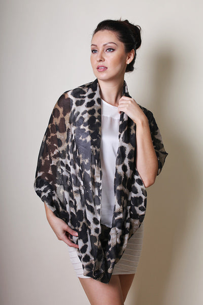 Anika Dali Women's Beverly Hills Sophie Animal Print Infinity Scarf- www.AnikaDali.com