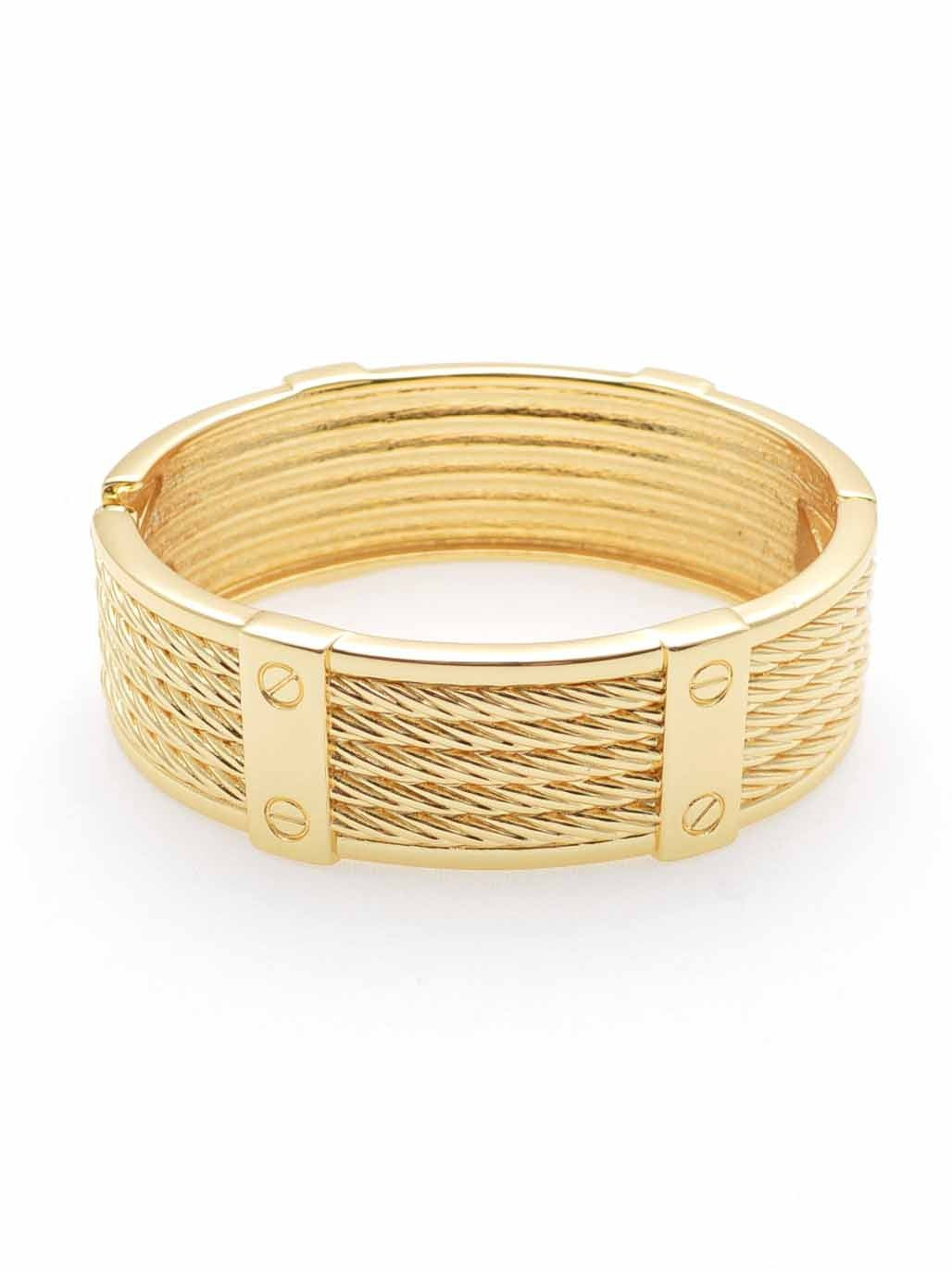 Buy Anika's Creations Stylish Gold Tone Sleek Chain Pendant Earring Bracelet  and Ring White Ad Set Online