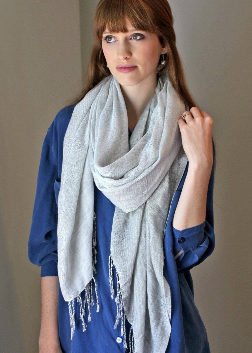 Double Layer Luxurious Reversible Scarf Wrap